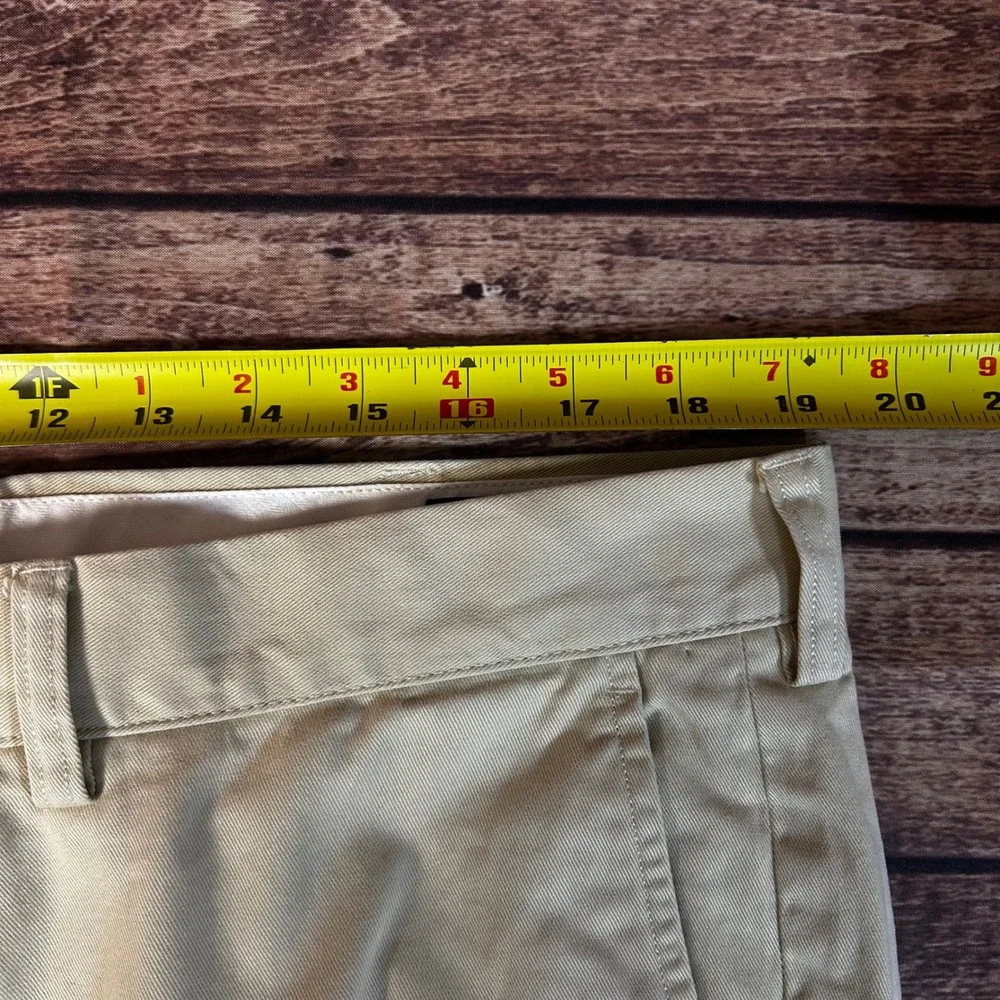 Polo Ralph Lauren Slim Fit Chino Pants Mens 38x30 Tan Khaki Cotton Flat Front